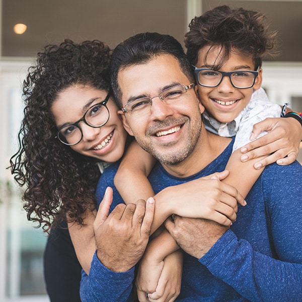 Family at Cera Dentistry in Houston, TX